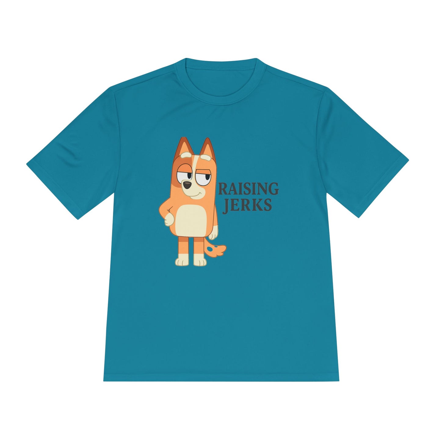 Funny Unisex Moisture Wicking Tee for Dads and Moms, Dad and Mom Gift, Parent Humor Shirt, Lightweight Tee, Family Joke Shirt, Parenting Tee