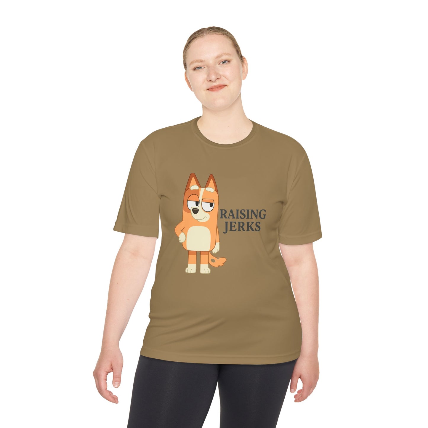 Funny Unisex Moisture Wicking Tee for Dads and Moms, Dad and Mom Gift, Parent Humor Shirt, Lightweight Tee, Family Joke Shirt, Parenting Tee