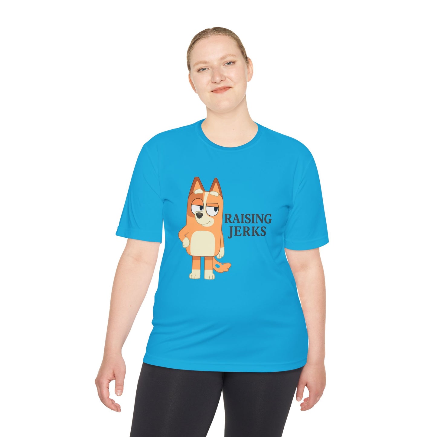 Funny Unisex Moisture Wicking Tee for Dads and Moms, Dad and Mom Gift, Parent Humor Shirt, Lightweight Tee, Family Joke Shirt, Parenting Tee