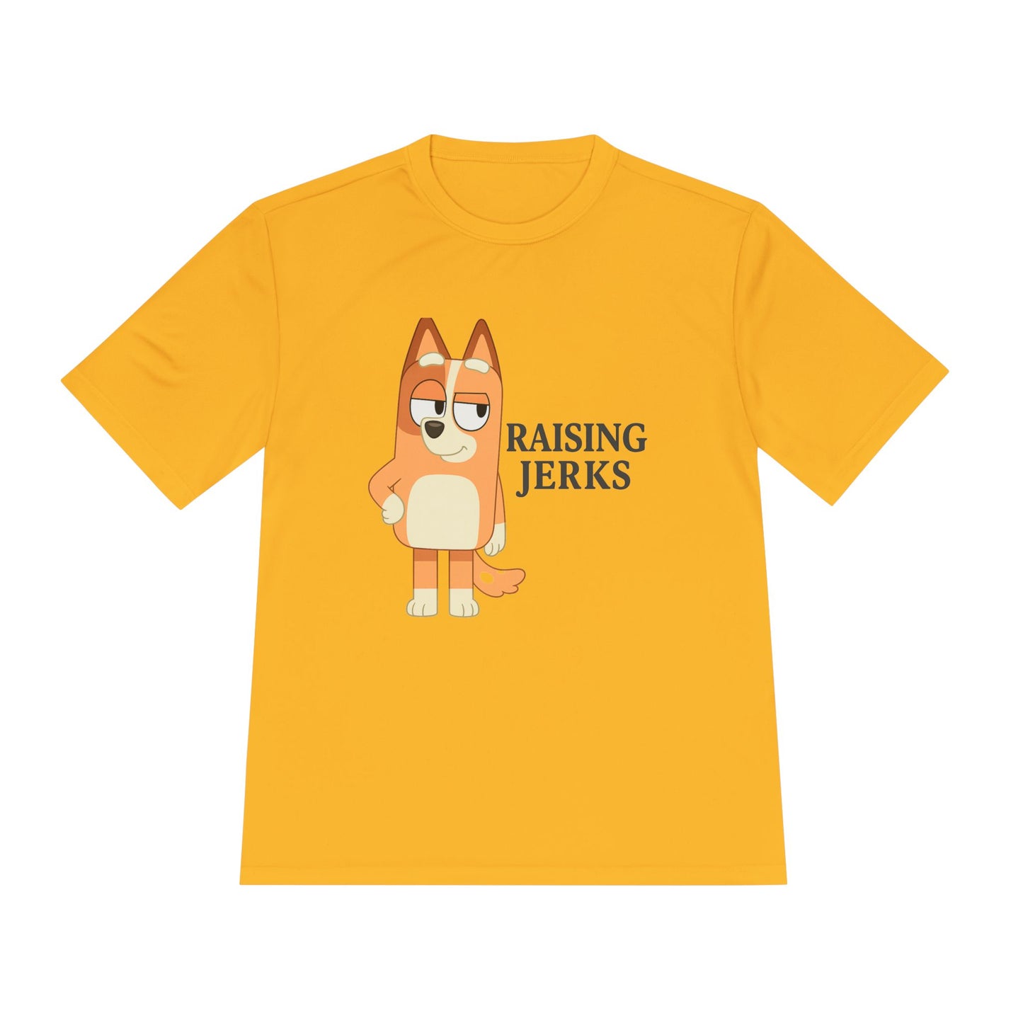 Funny Unisex Moisture Wicking Tee for Dads and Moms, Dad and Mom Gift, Parent Humor Shirt, Lightweight Tee, Family Joke Shirt, Parenting Tee