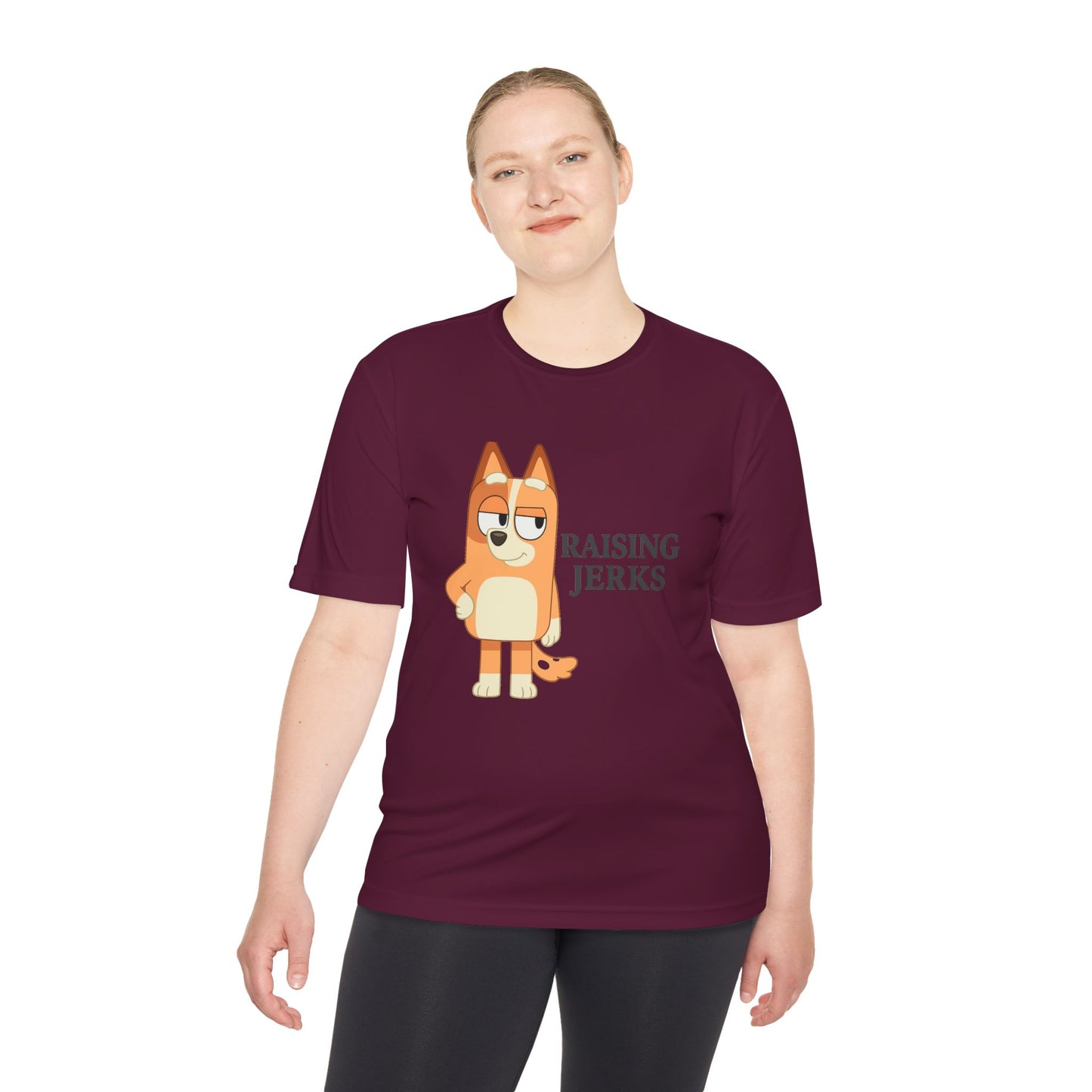 Funny Unisex Moisture Wicking Tee for Dads and Moms, Dad and Mom Gift, Parent Humor Shirt, Lightweight Tee, Family Joke Shirt, Parenting Tee