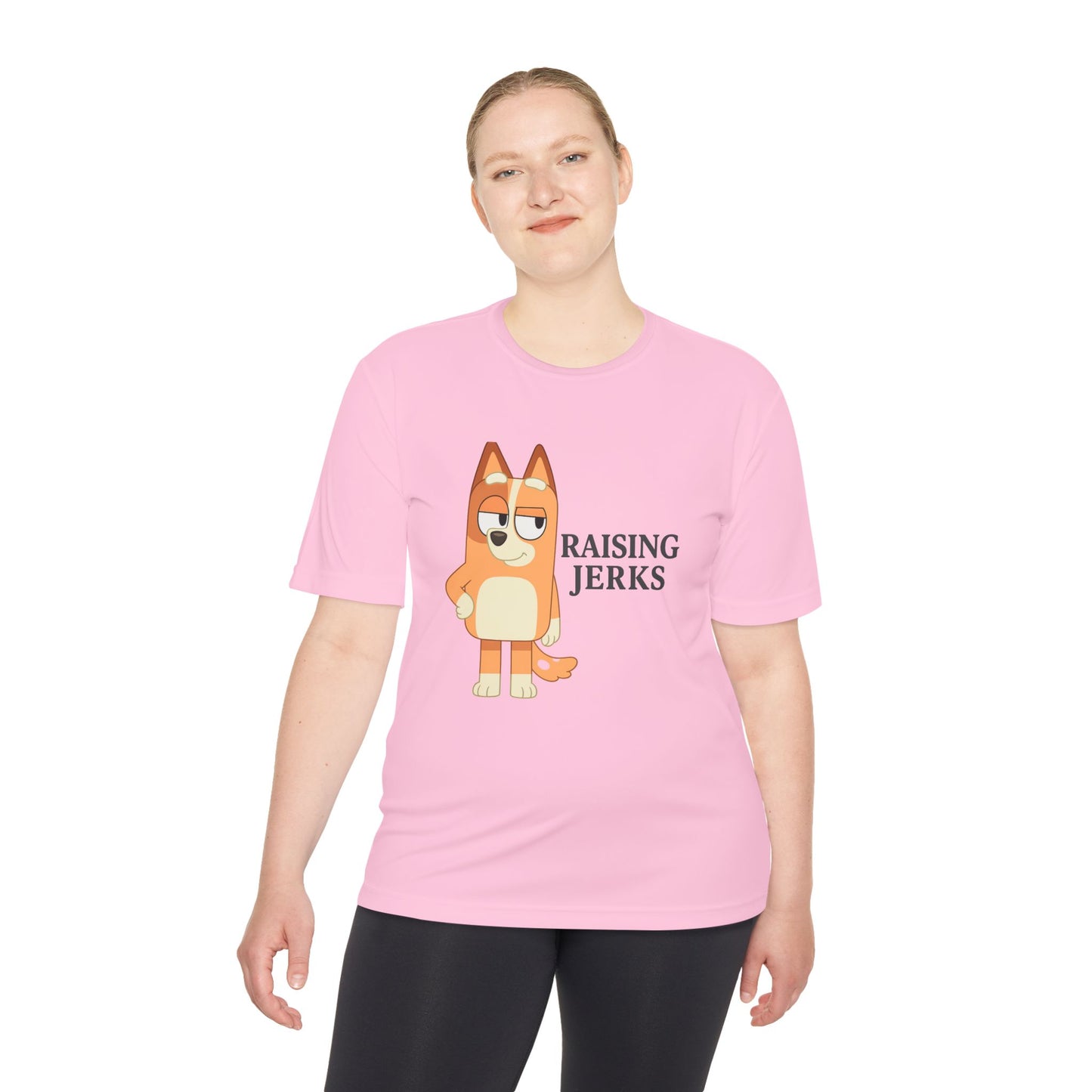 Funny Unisex Moisture Wicking Tee for Dads and Moms, Dad and Mom Gift, Parent Humor Shirt, Lightweight Tee, Family Joke Shirt, Parenting Tee