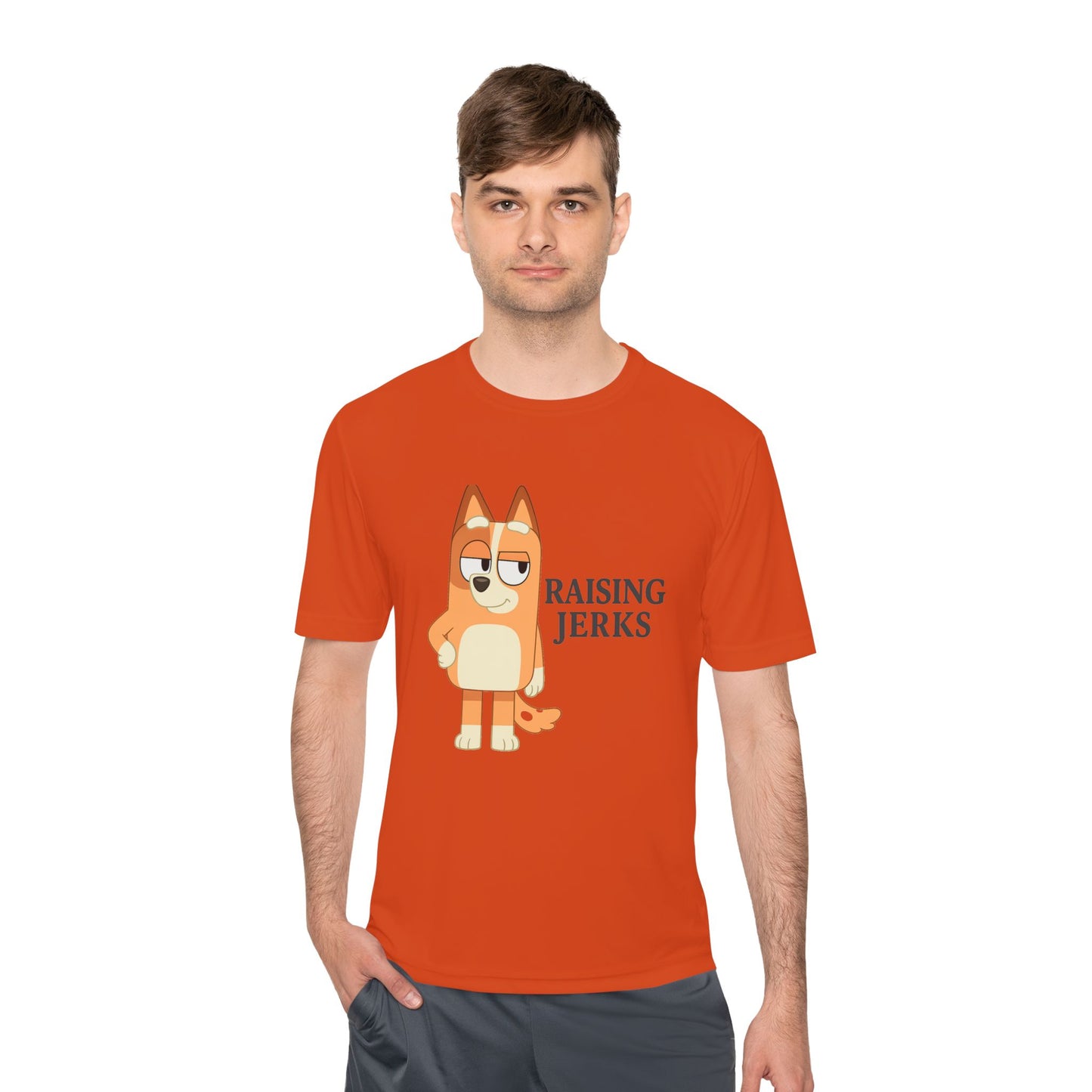 Funny Unisex Moisture Wicking Tee for Dads and Moms, Dad and Mom Gift, Parent Humor Shirt, Lightweight Tee, Family Joke Shirt, Parenting Tee