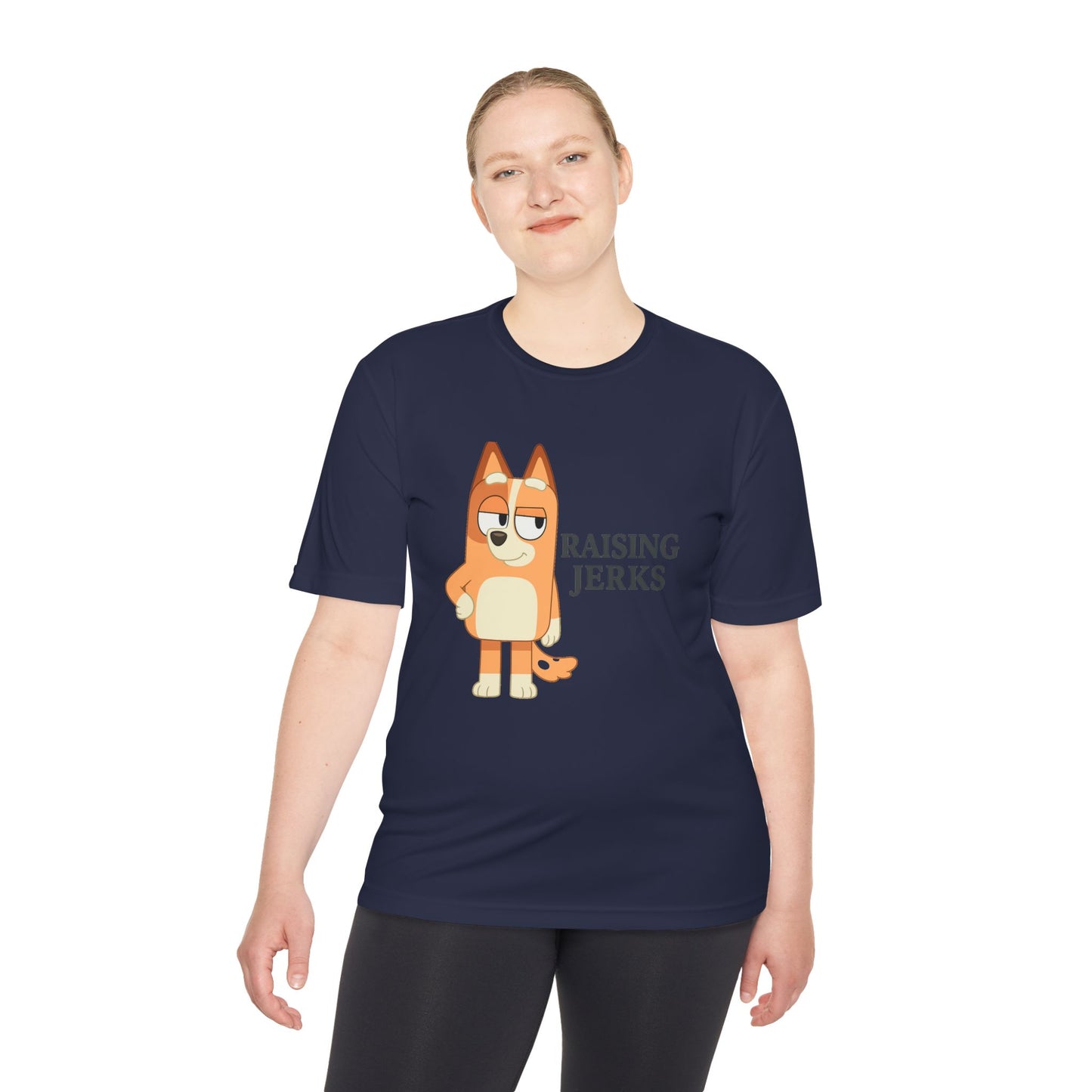 Funny Unisex Moisture Wicking Tee for Dads and Moms, Dad and Mom Gift, Parent Humor Shirt, Lightweight Tee, Family Joke Shirt, Parenting Tee