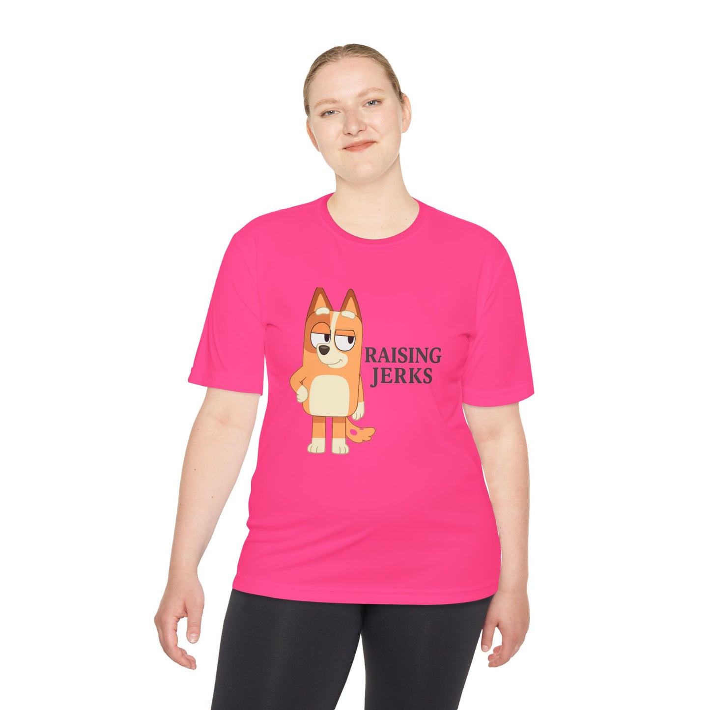 Funny Unisex Moisture Wicking Tee for Dads and Moms, Dad and Mom Gift, Parent Humor Shirt, Lightweight Tee, Family Joke Shirt, Parenting Tee