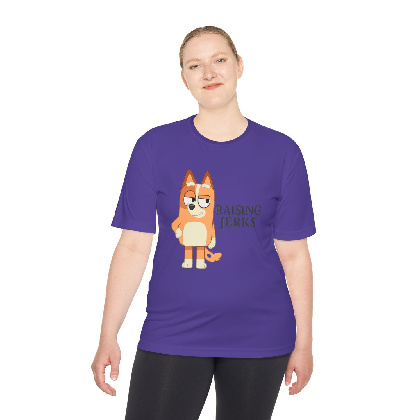 Funny Unisex Moisture Wicking Tee for Dads and Moms, Dad and Mom Gift, Parent Humor Shirt, Lightweight Tee, Family Joke Shirt, Parenting Tee