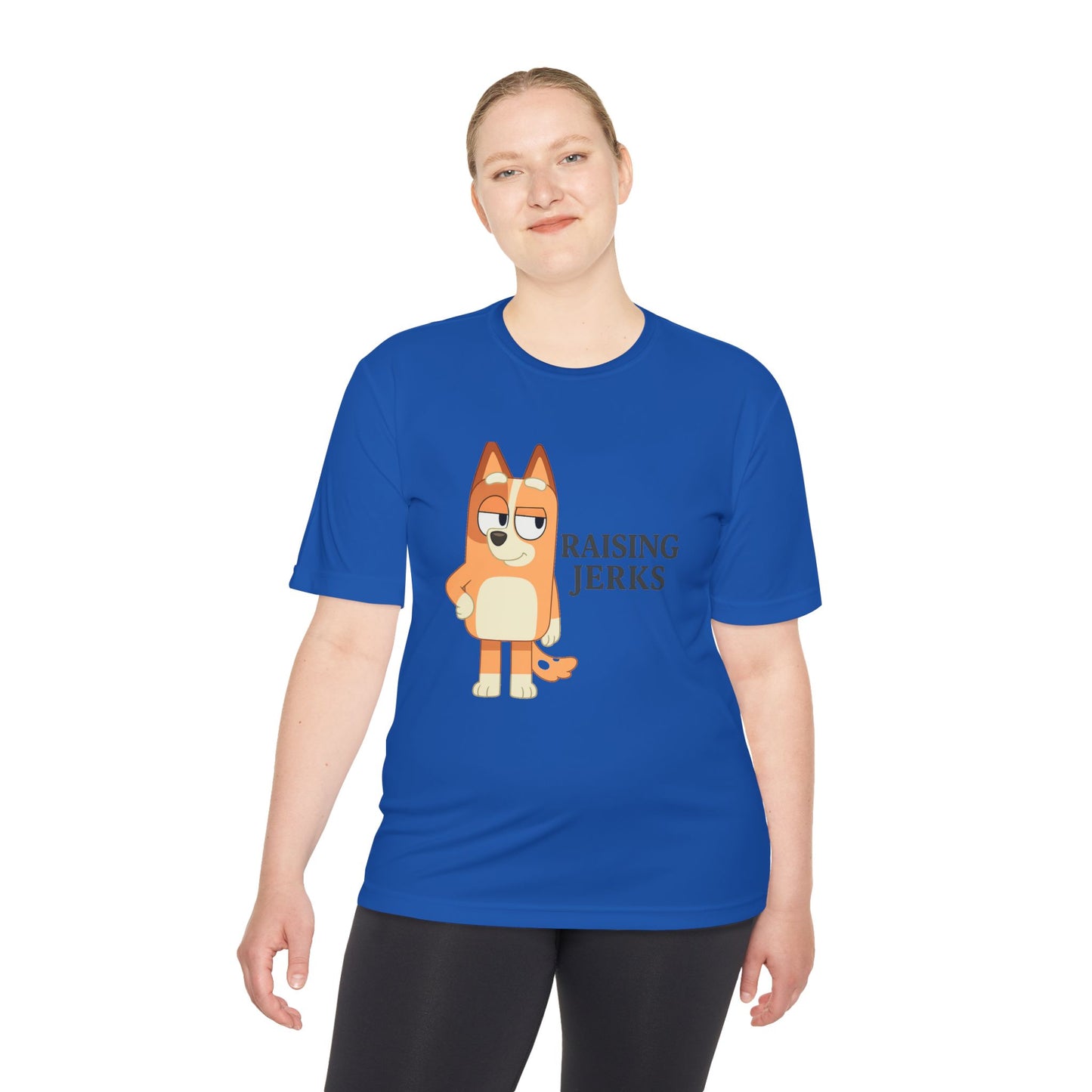 Funny Unisex Moisture Wicking Tee for Dads and Moms, Dad and Mom Gift, Parent Humor Shirt, Lightweight Tee, Family Joke Shirt, Parenting Tee