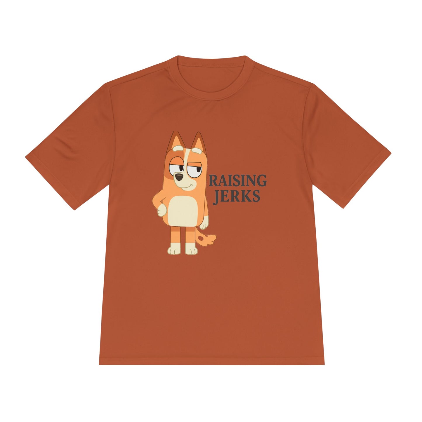 Funny Unisex Moisture Wicking Tee for Dads and Moms, Dad and Mom Gift, Parent Humor Shirt, Lightweight Tee, Family Joke Shirt, Parenting Tee